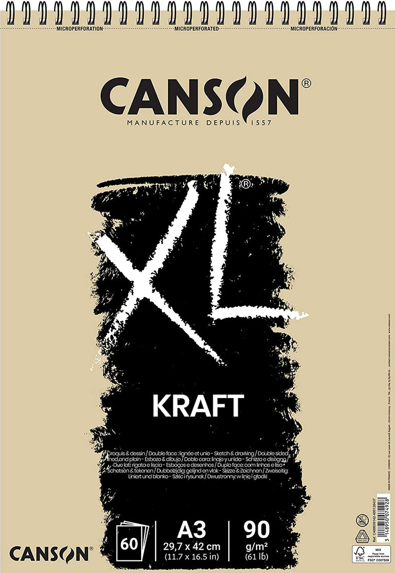 Canson "XL" Kraft Pad A3