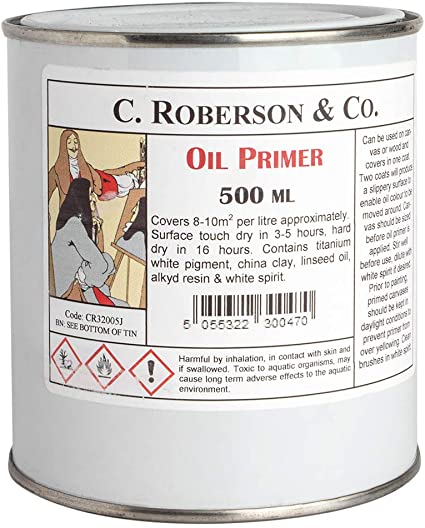 Roberson Acrylic Gesso Primer White - Primers and Sealers - Canvas and  Supports