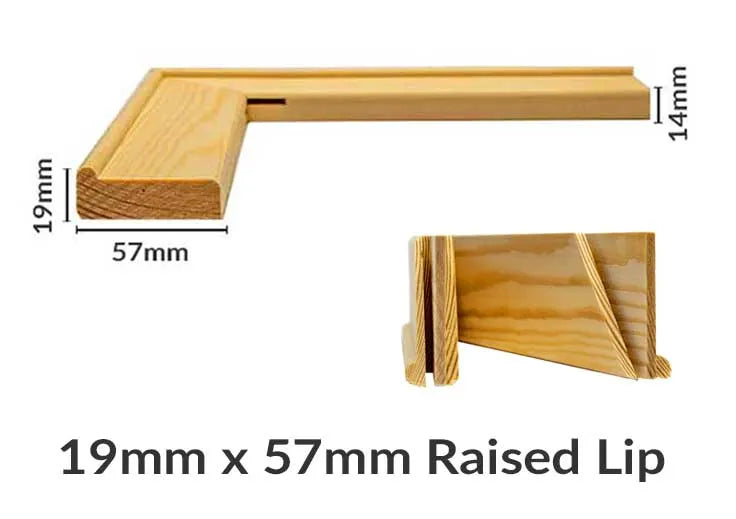 CLEARANCE - Stretcher Frame 19mm R/L - 1140mm x 453mm