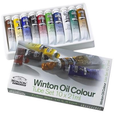 Winsor & Newton Winton Oil Colour Basic Set 10x 21ml
