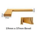 19mm Bevel - Stretcher Bars