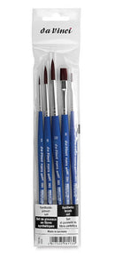 Da Vinci  Synthetic Brush Set (5 Pack) Forte Basic Series 3504